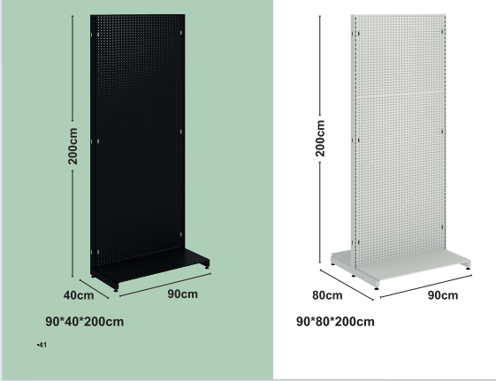 מגה Pegboard Frame Shelves